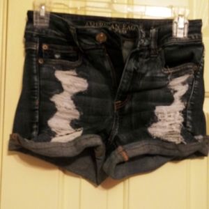 American Eagle shorts. Size 2. Dark wash.